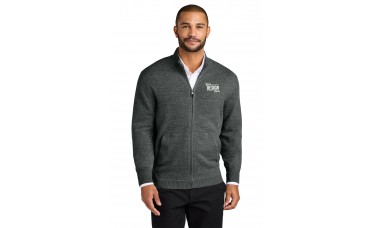 Custom Embroidered Port Authority Easy Care Full-Zip Sweaters
