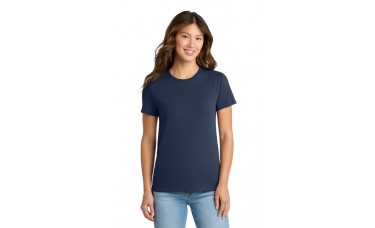 Custom Embroidered Port & Co Essential Heavyweight Ladies Short Sleeve T-Shirts