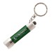 Custom Laser Engraved LED Flashlight Keychains - Green (PMS 560)