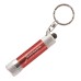 Custom Laser Engraved LED Flashlight Keychains - Red (PMS 201)