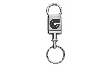 Prestige Valet Two-Toned Square Metal Key Chains