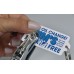 Punchable Key Tag w/Hole Punch (Rectangle with Tab Shape Shown)