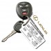 Custom Printed Full Color Customer Loyalty Polyethylene Punchable Key Tags - Rectangle with Tab