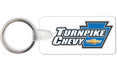 Full Color Digital Soft Touch Keychains - License Plate