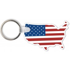 Custom Printed Full Color Digital Soft Touch Keychains - USA