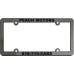 Metallized-Faced Raised License Plate Frames