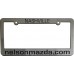 Custom Molded Metallized-Faced Plastic Car Dealer License Plate Frames
