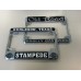 Custom Molded Zinc Metal Motorcycle Dealer License Plate Frames