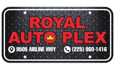 Custom Printed Full Color Digital Polyethylene Car Dealer License Plates (.020 Poly)