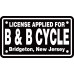 Custom Screen Printed Polyethylene Motorcycle Dealer License Plates (.030 Poly)