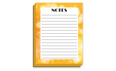Custom Printed 4-1/4" x 5-1/2" Notepads (Pads of 50)