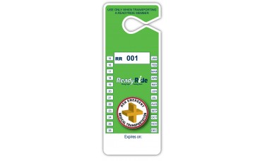 Full Color Digital Parking Permit Hang Tags (3-1/2" x 9-1/4")