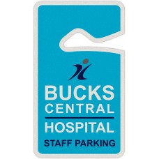 Full Color Digital Reflective Parking Permit Hang Tags (2-3/4" x 4-3/4")