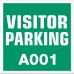 Inside Application Parking Stickers - Screen Printed Clear PET (3" x 3")
