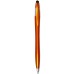Custom Printed TouchWrite Query Stylus Ballpoint Pens - Orange