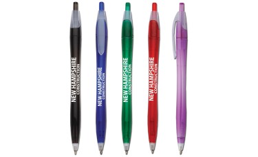 Custom Printed Sidekick Translucent Retractable Ballpoint Pens