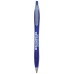 Custom Printed Sidekick Translucent Retractable Ballpoint Pens - Blue