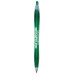 Custom Printed Sidekick Translucent Retractable Ballpoint Pens - Green