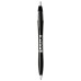 Custom Printed Sidekick Retractable Ballpoint Pens - Black/White