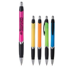 Custom Printed Sunbury Neon Retractable Grip Ballpoint Pens