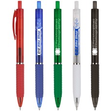 Custom Printed Allentown Translucent Retractable Grip Ballpoint Pens
