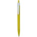 Custom Printed Cambria Retractable Ballpoint Pens - Yellow/White