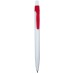 Custom Printed Cambria Retractable Ballpoint Pens - White/Red