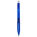 Custom Printed Tahiti Translucent Retractable Gel Ink Pens - Blue