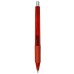 Custom Printed Tahiti Translucent Retractable Gel Ink Pens - Red