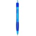 Custom Printed Glory Retractable Translucent Grip Ballpoint Pens - Blue