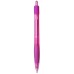 Custom Printed Glory Retractable Translucent Grip Ballpoint Pens - Pink