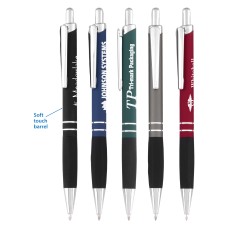 Custom Laser Engraved Easton Soft Touch Metal Retractable Ballpoint Pens