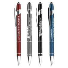 Custom Laser Engraved Assant Stylus Metal Retractable Ballpoint Pens
