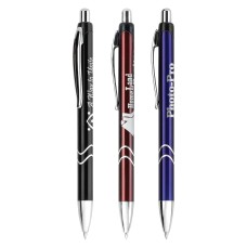 Custom Laser Engraved Winston Metal Retractable Ballpoint Pens