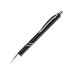 Custom Laser Engraved Winston Metal Retractable Ballpoint Pens - Black