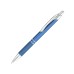 Custom Laser Engraved Nova Metal Retractable Ballpoint Pens - Blue