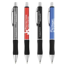 Custom Laser Engraved Benton Metal Retractable Ballpoint Pens