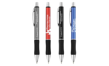 Custom Laser Engraved Benton Metal Retractable Ballpoint Pens