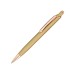 Custom Laser Engraved Ambrose Rose Gold Metal Retractable Ballpoint Pens - Gold