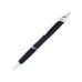 Custom Laser Engraved Forte Soft Touch Metal Retractable Ballpoint Pens - Black