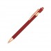 Custom Laser Engraved Guardian Stylus Soft Touch Gold Metal Retractable Ballpoint Pens - Burgundy