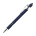 Custom Laser Engraved Chester Stylus Soft Touch Metal Ballpoint Pens - Blue Custom Laser Engraved Chester Stylus Soft Touch Metal Ballpoint Pens - Blue