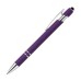 Custom Laser Engraved Chester Stylus Soft Touch Metal Ballpoint Pens - Purple Custom Laser Engraved Chester Stylus Soft Touch Metal Ballpoint Pens - Purple