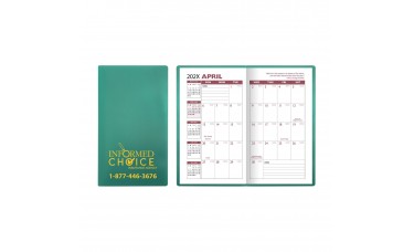 Custom Printed Translucent Vinyl Academic Pocket Planners Custom Printed Translucent Vinyl Academic Pocket Planners