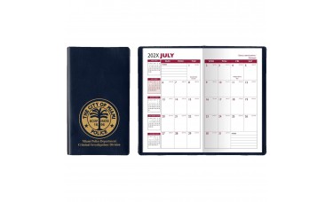 Custom Printed Castilian Soft Touch Vinyl Academic Pocket Planners