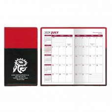 Custom Printed "France" 2-Tone Soft Vinyl Cover Academic Pocket Planners