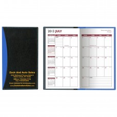 Custom Printed "Geneva" 2-Tone Soft Vinyl Cover Academic Pocket Planners