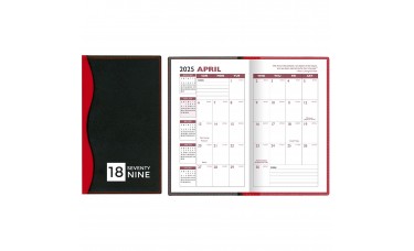 Custom Printed "Holland" 2-Tone Soft Vinyl Cover Academic Pocket Planners
