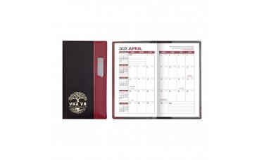 Custom Printed "Lafayette" 2-Tone Soft Vinyl Cover Academic Pocket Planners With Pen Custom Printed "Lafayette" 2-Tone Soft Vinyl Cover Academic Pocket Planners With Pen