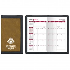 Custom Printed "Tuscany" 2-Tone Soft Vinyl Cover Academic Pocket Planners